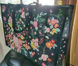 Vera Bradley TANGERINE TWIST MARKET TOTE Eco Shopping Bag Re